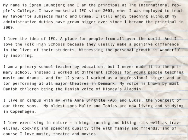 Tự bạch của thầy hiểu trưởng 