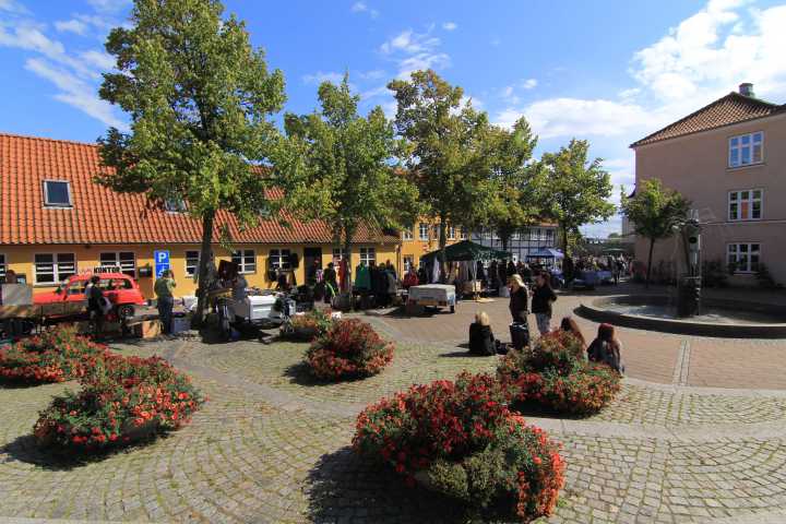 Một góc Helsingor bình yên trong nắng 